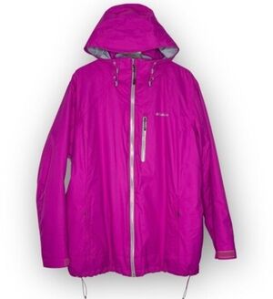 Columbia Interchange Omniheat Waterproof Snow Coat Jacket Women’s Size 2X Pink